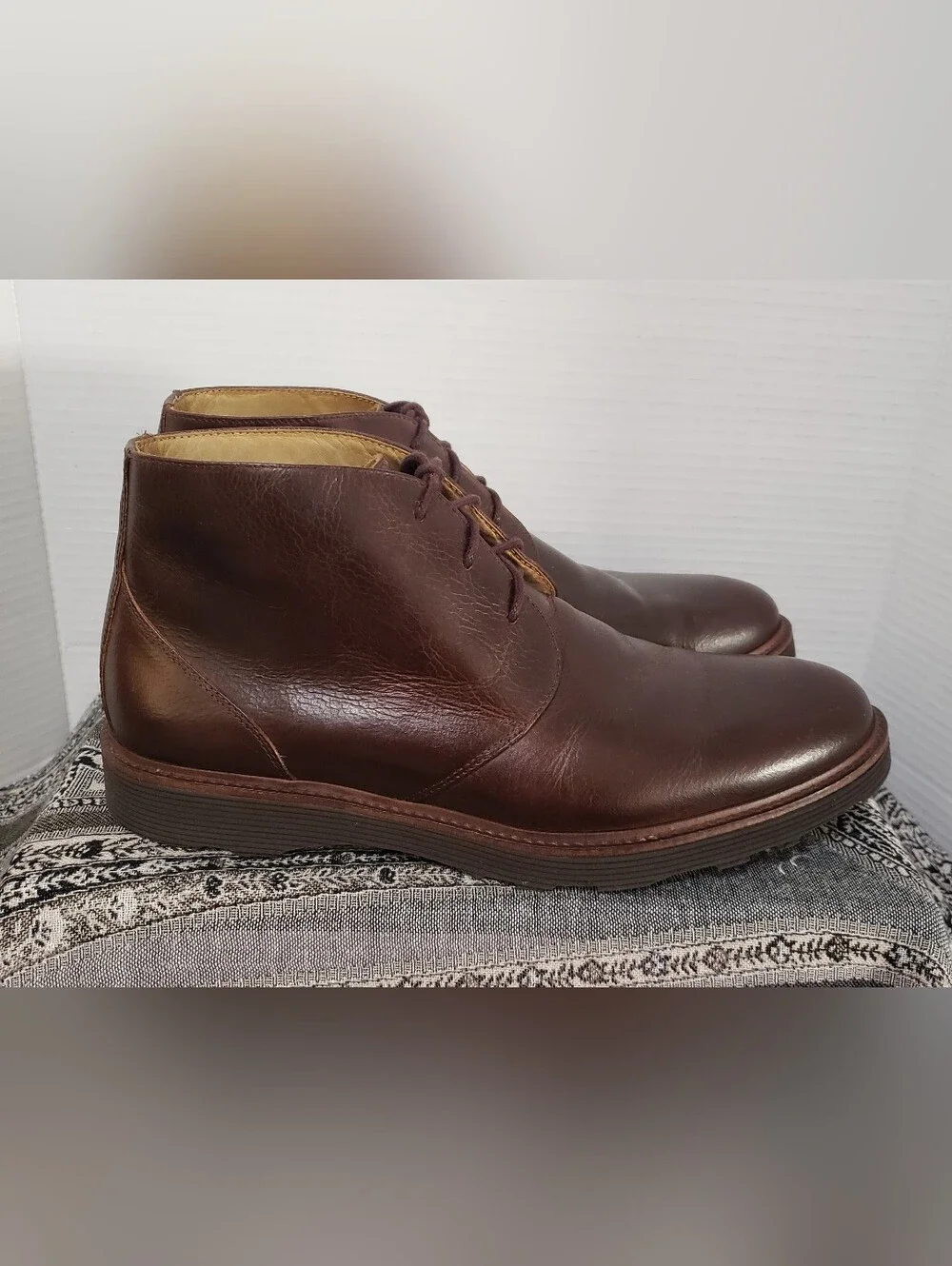Martin Dingman Mens Chukka Boots Size 9M Brown Lace Up